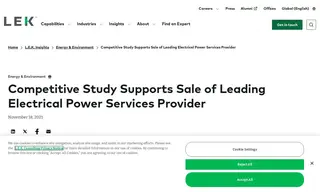 Preview of the Leading Electrical Power Services Provider Case Study