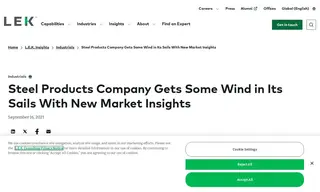 Preview of the Steel Products Company Case Study