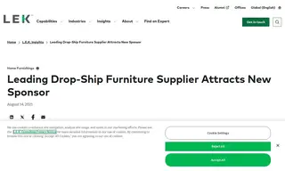 Preview of the Leading Drop-Ship Furniture Supplier Case Study