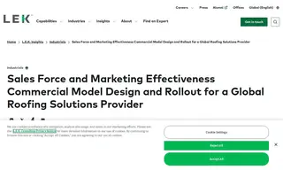 Preview of the Global Roofing Solutions Provider Case Study
