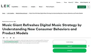 Preview of the Major Music Company Case Study