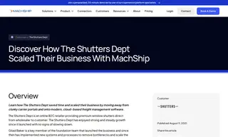 Preview of the The Shutters Dept Case Study