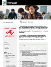 Preview of the Ajinomoto Case Study