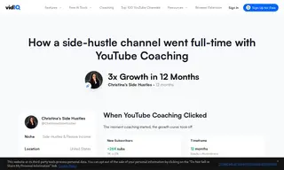 Preview of the Christina's Side Hustles Case Study