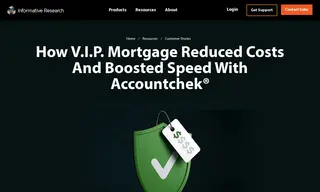 Preview of the V.i.p. Mortgage, Inc Case Study