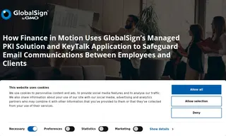 Preview of the Finance in Motion Case Study
