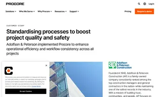 Preview of the Adolfson & Peterson Construction Case Study