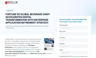 Preview of the Fortune 50 Global Beverage Giant Case Study