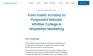 Preview of the Whittier College Case Study