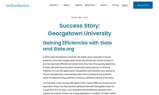 Preview of the Georgetown University Case Study