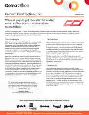 Preview of the Colburn Construction Inc. Case Study
