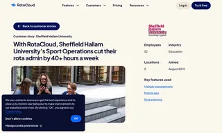 Preview of the Sheffield Hallam University Case Study
