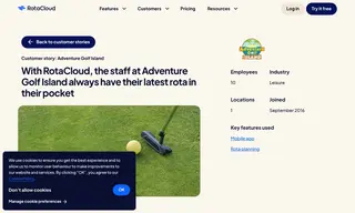 Preview of the Adventure Golf Island Case Study