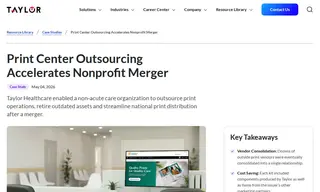Preview of the Non-acute Care Organization Case Study