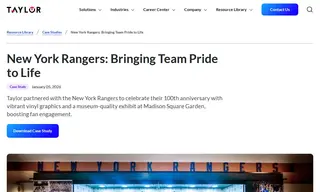 Preview of the New York Rangers Case Study