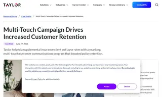 Preview of the Large Supplemental Insurance Client Case Study
