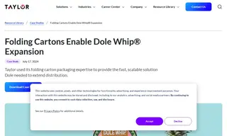 Preview of the Dole Packaged Foods Case Study