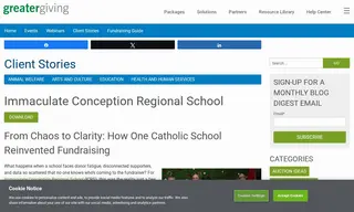 Preview of the Immaculate Conception Regional School Case Study