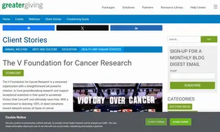 Preview of the The V Foundation for Cancer Research Case Study