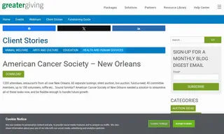 Preview of the American Cancer Society (acs) – New Orleans Case Study