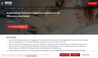 Preview of the Pharmacovigilance Case Study