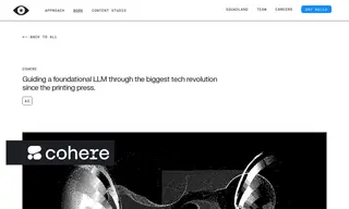 Preview of the Cohere Case Study