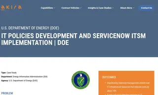 Preview of the U.S. Department of Energy (doe) Case Study