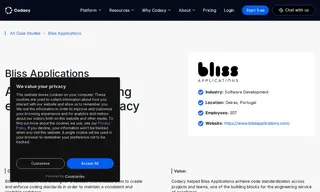 Preview of the Bliss Applications Case Study