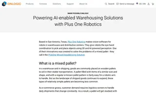 Preview of the Plus One Robotics Case Study
