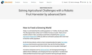 Preview of the advanced.farm Case Study
