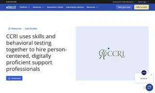 Preview of the CCRI Case Study