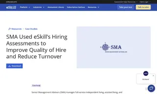 Preview of the Senior Management Advisors (sma) Case Study