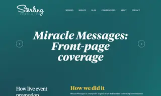 Preview of the Miracle Messages Case Study