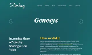 Preview of the Genesys Case Study