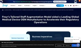 Preview of the Global Medical Device Manufacturer Case Study