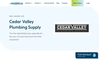 Preview of the Cedar Valley Plumbing Supply Case Study