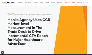 Preview of the Major Healthcare Advertiser Case Study