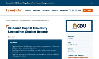 Preview of the California Baptist University Case Study
