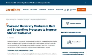 Preview of the Oakwood University Case Study