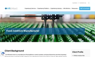 Preview of the Food Additive Manufacturer Case Study