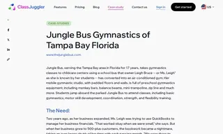 Preview of the Jungle Bus Gymnastics Case Study