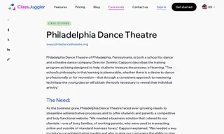 Preview of the Philadelphia Dance Theatre Case Study