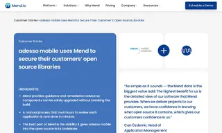 Preview of the adesso mobile Case Study