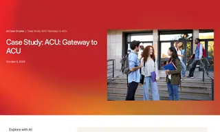 Preview of the Australian Catholic University (acu) Case Study