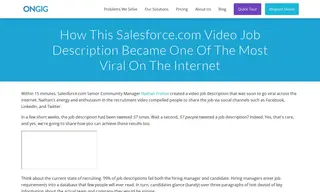 Preview of the Salesforce.com Case Study