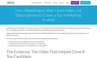 Preview of the Weddington Way Case Study