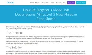 Preview of the ReTargeter Case Study