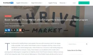 Preview of the Thrive Market Case Study