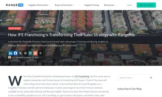 Preview of the JFE Franchising Case Study