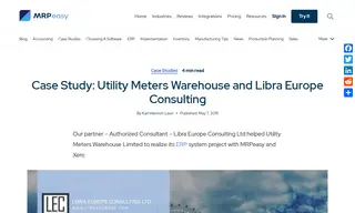 Preview of the Utility Meters Warehouse Limited Case Study